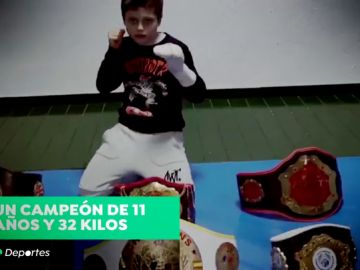 Ivan Galán el 'Gladiator' español de Muay Thai con tan solo once años: '"No tengo miedo"