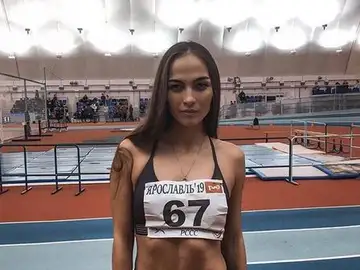 La atleta rusa, Margarita Plavunova La atleta rusa, Margarita Plavunova