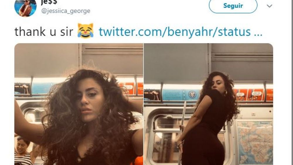 Se vuelve viral el vídeo de una mujer que se hace selfies en el metro