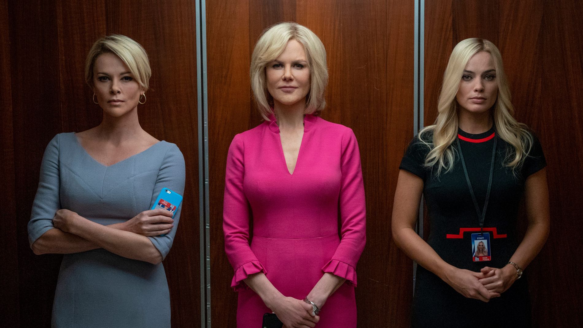 Charlize Theron, Nicole Kidman y Margot Robbie en 'Bombshell'