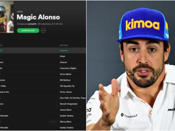 La lista de 'Magic' Alonso en Spotify