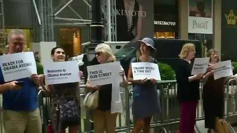 Protesta en Nueva York Protesta en Nueva York