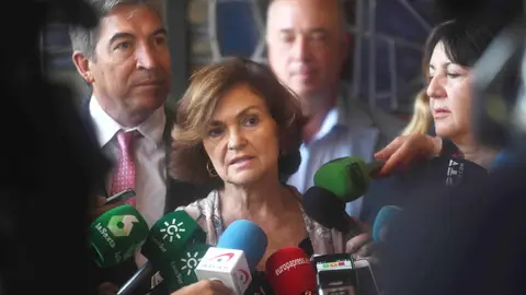 La vicepresidenta del Gobierno, Carmen Calvo La vicepresidenta del Gobierno, Carmen Calvo