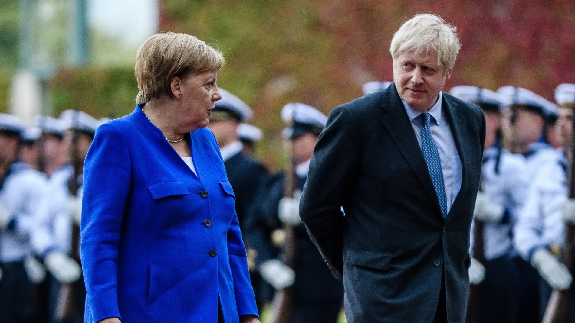 Angela Merkel y Boris Johnson en Berlín Angela Merkel y Boris Johnson en Berlín