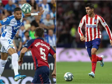 Partido entre el Leganés y el Atlético de Madrid Partido entre el Leganés y el Atlético de Madrid