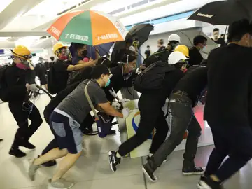 Manifestación en Hong Kong Manifestación en Hong Kong