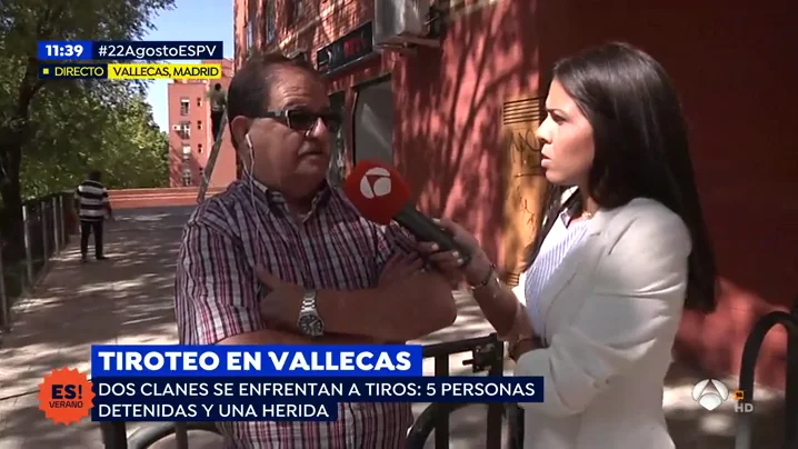 Tiroteo en Vallecas: dos clanes se enfrentan, acaban 5 personas detenidas y una herida Tiroteo en Vallecas: dos clanes se enfrentan, acaban 5 personas detenidas y una herida