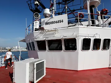 El barco 'Ocean Viking' El barco 'Ocean Viking'