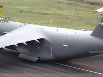 Así fue el seguimiento que hizo Guardia Civil durante el aterrizaje del avión de Trump en Hondarribia