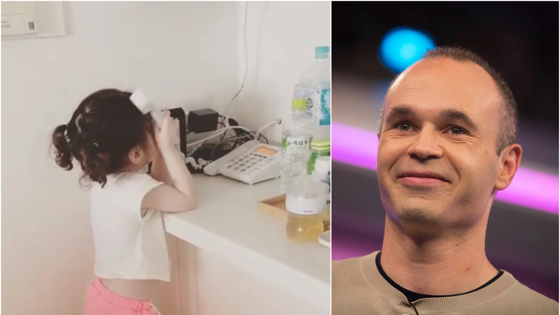 La tierna llamada de la hija de Iniesta La tierna llamada de la hija de Iniesta