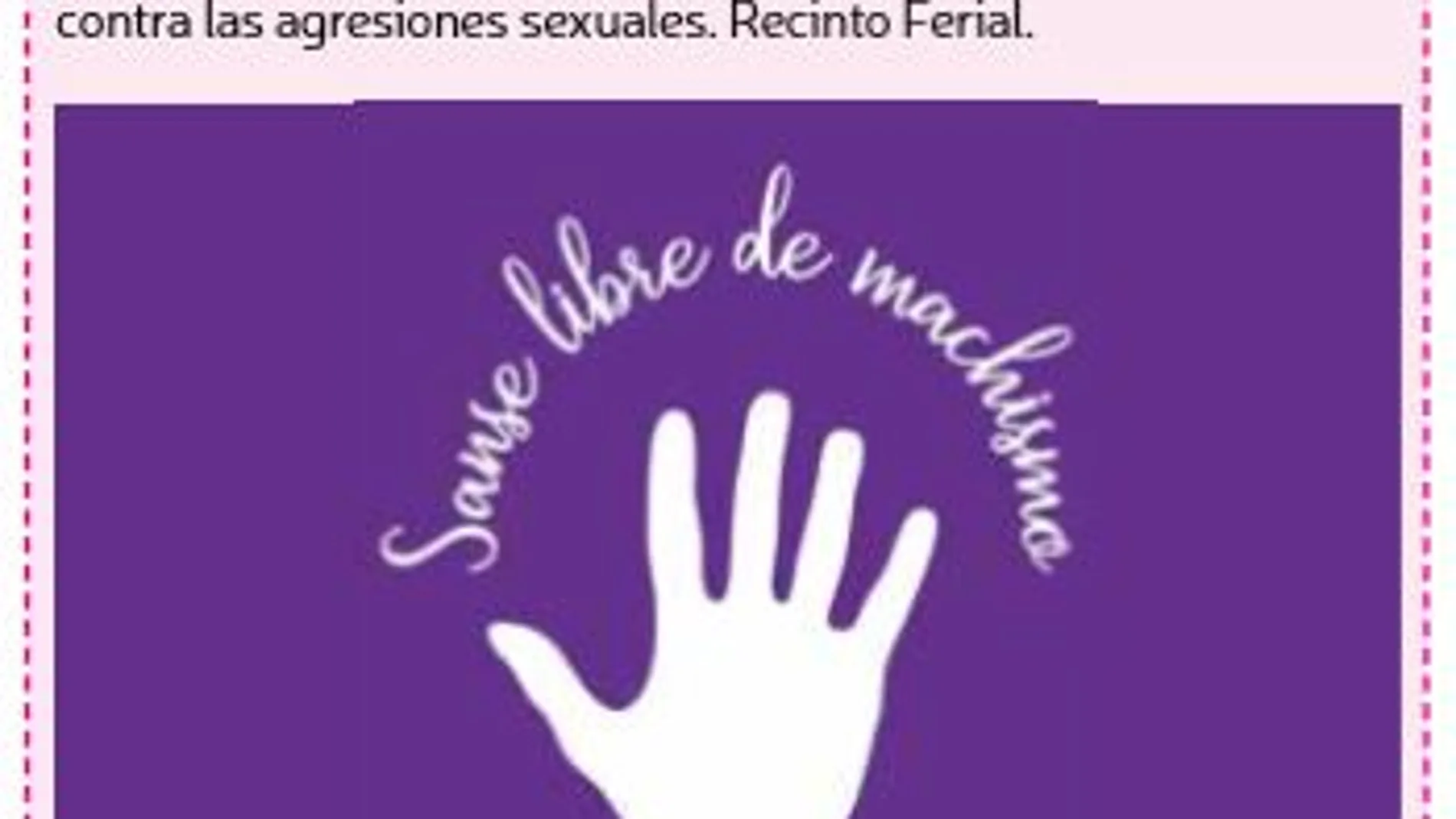 'Sanse libre de machismo' 'Sanse libre de machismo'
