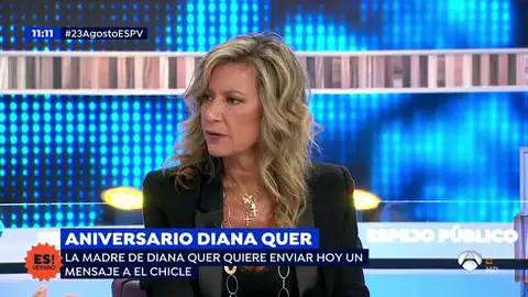Diana López Pinel, madre de Diana Quer Aniversario Diana Quer y su madre manda un mensaje a 'el Chicle'