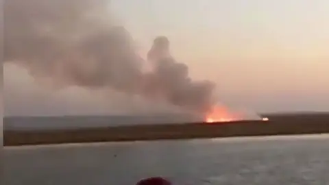 Una avioneta se estrella en Huelva Una avioneta se estrella en Huelva