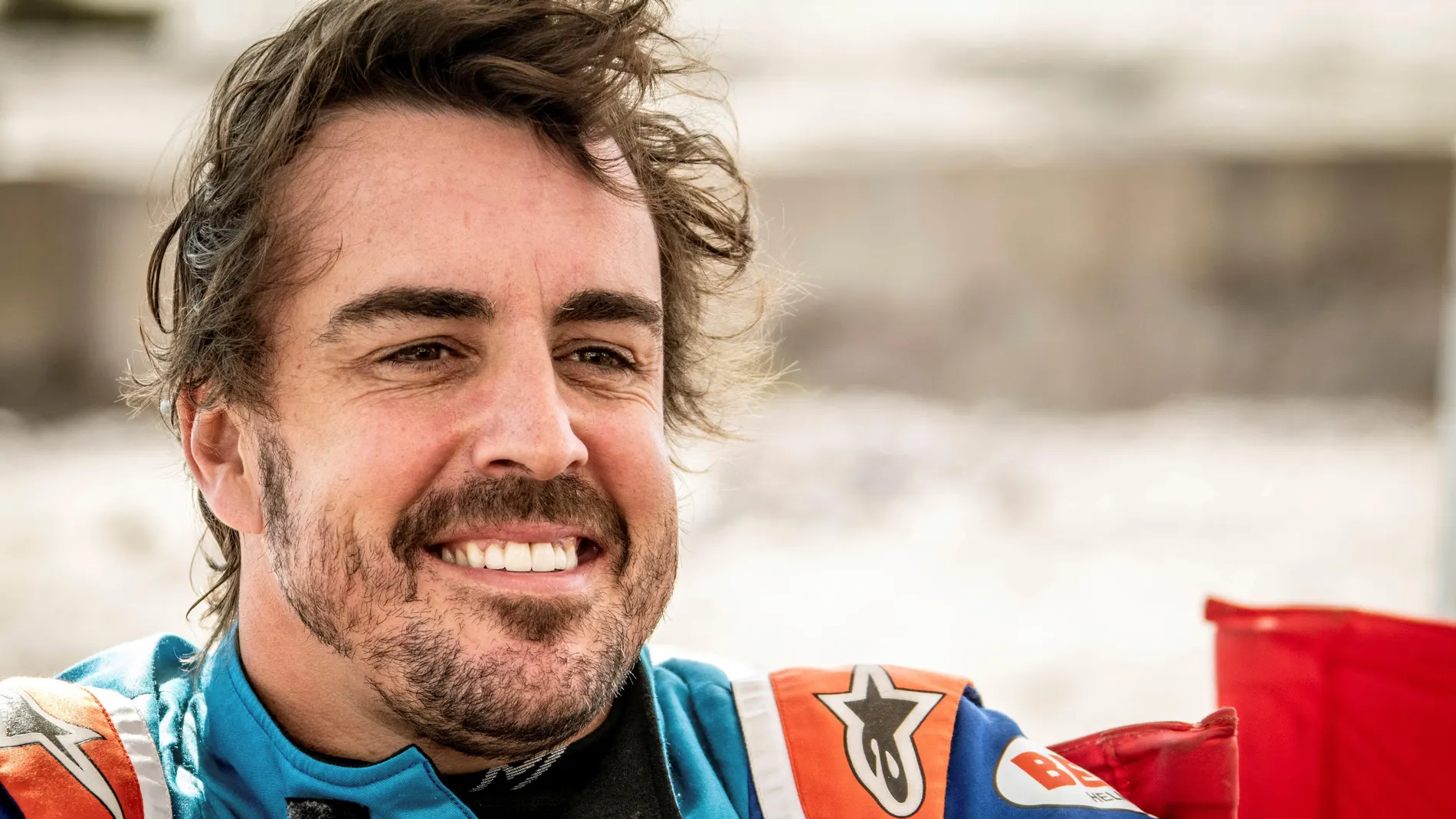 Fernando Alonso, durante los test de Namibia Fernando Alonso, durante los test de Namibia