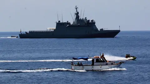 El buque 'Audaz' de la Armada Española El buque 'Audaz' de la Armada Española.
