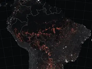Así arde el Amazonas según los satélites de la NASA Así arde el Amazonas según los satélites de la NASA