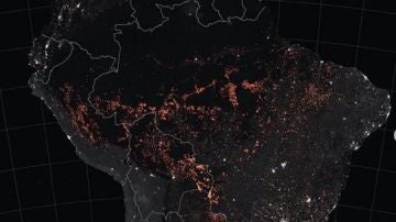 Así arde el Amazonas según los satélites de la NASA