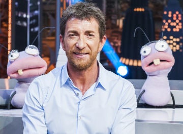 Pablo Motos, presentador de 'El Hormiguero 3.0' junto a las hormigas Trancas y Barrancas Pablo Motos, presentador de 'El Hormiguero 3.0' junto a las hormigas Trancas y Barrancas