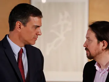 Pedro Sánchez y Pablo Iglesias Pedro Sánchez y Pablo Iglesias