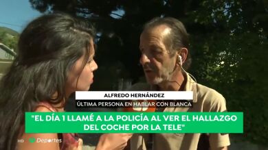 El diálogo que precipita el hallazgo del cuerpo de Blanca: 