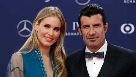 Luis Figo y Helen Svedin Luis Figo y Helen Svedin