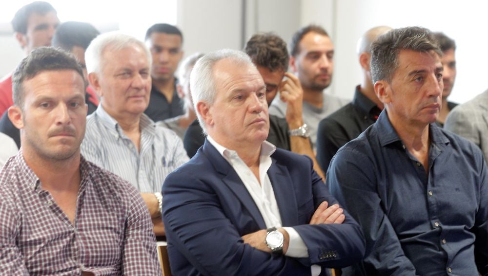 Javier Aguirre, en el juicio en Valencia
