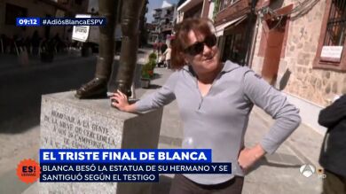 El curioso gesto de Blanca Fernández Ochoa con la estatua de su hermano antes de fallecer