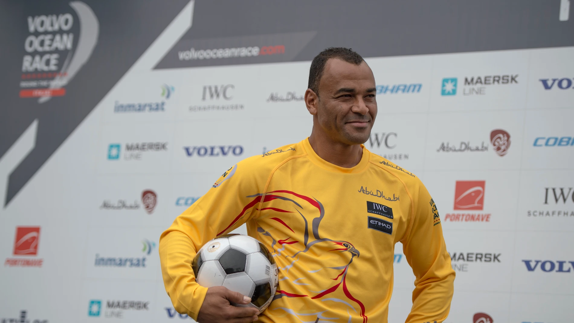 El exjugador brasileño Cafú en un acto publicitario El exjugador brasileño Cafú en un acto publicitario