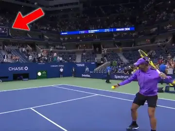 Rafa Nadal tras pasar a semifinales del US Open Rafa Nadal tras pasar a semifinales del US Open