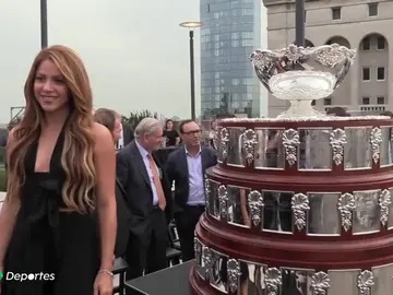 Piqué y Shakira presentan la nueva Copa Davis en una impresionante presentación en Nueva York Piqué y Shakira presentan la nueva Copa Davis en una impresionante presentación en Nueva York