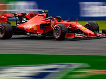 Charles Leclerc en la sesión de entrenamientos libres Charles Leclerc en la sesión de entrenamientos libres