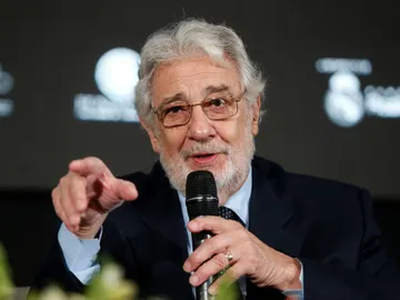 El tenor español Plácido Domingo El tenor español Plácido Domingo