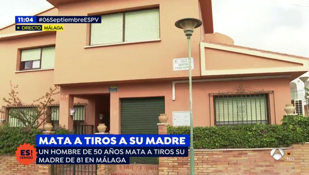 Un hombre de 50 años mata a tiros a su madre de 81 años en Málaga