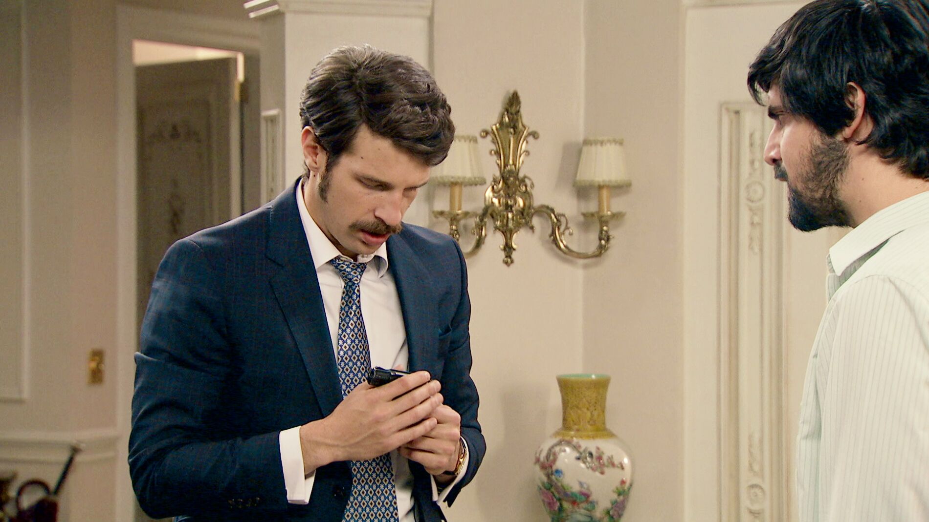 Carlos y Vicente en 'Amar es para siempre'