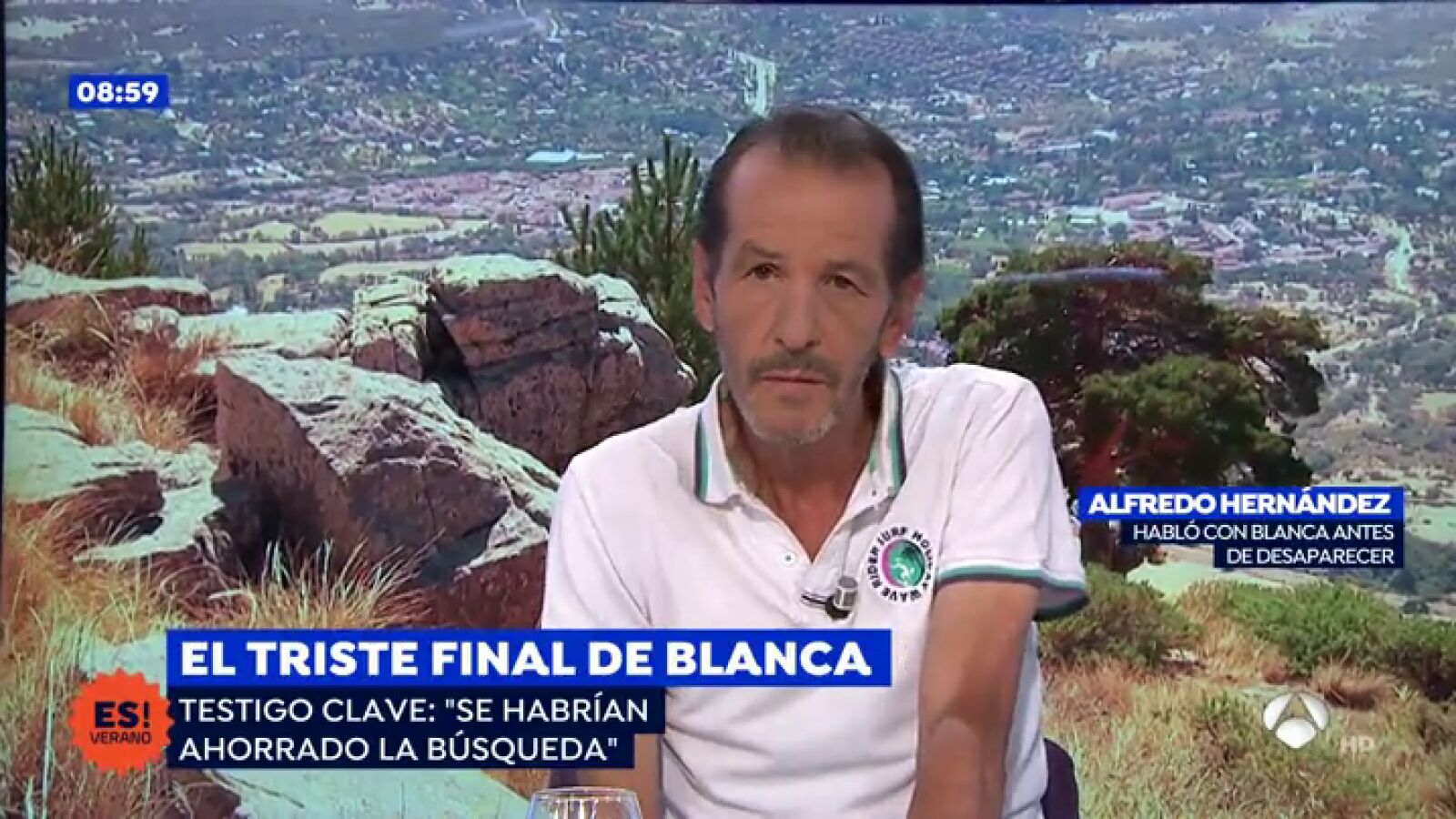 El testigo que dijo donde estaba Blanca y al que no hicieron caso: 