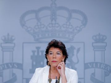 La portavoz del Gobierno en funciones, Isabel Celaá