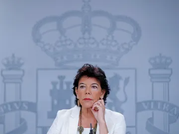 La portavoz del Gobierno en funciones, Isabel Celaá La portavoz del Gobierno en funciones, Isabel Celaá