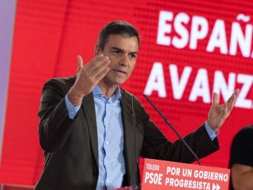 Pedro Sánchez, en Toledo.