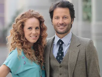 Los actores María Castro y Fernando Andina Los actores María Castro y Fernando Andina