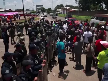 México consigue frenar en un 56% el flujo irregular de migrantes hacia Estados Unidos tras las amenazas de Trump México consigue frenar en un 56% el flujo irregular de migrantes hacia Estados Unidos tras las amenazas de Trump