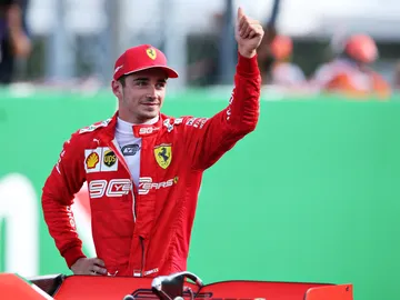 Charles Leclerc en el GP de Monza 2019 Charles Leclerc en el GP de Monza 2019