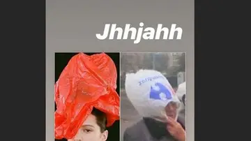 Captura de un storie de Rosalía Captura de un storie de Rosalía
