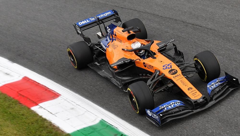 Carlos Sainz en el GP de Italia 2019