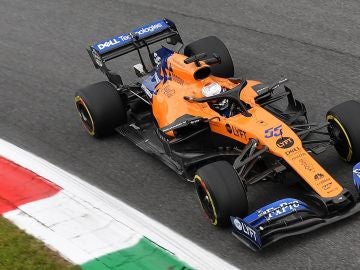 Carlos Sainz en el GP de Italia 2019