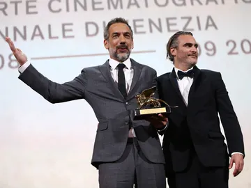 Todd Phillips y Joaquin Phoenix en el Festival de Cine de Venecia Todd Phillips y Joaquin Phoenix en el Festival de Cine de Venecia