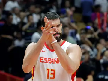 Marc Gasol, en un partido del Mundial 2019 Marc Gasol, en un partido del Mundial 2019