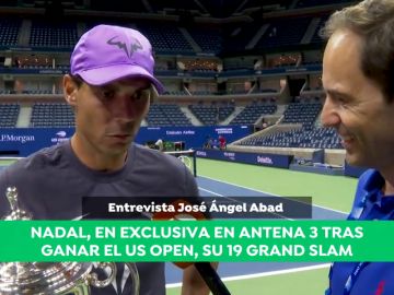 Nadal, en exclusiva para Antena 3 Noticias: "¿Superar a Federer? Es algo que ni me planteo, hay que disfrutar de este momento"