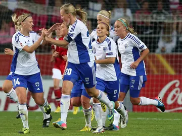 La Selección femenina de fútbol de Finlandia La Selección femenina de fútbol de Finlandia