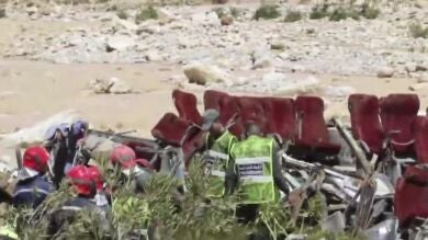 Al menos 17 muertos en un accidente de autobús en Marruecos