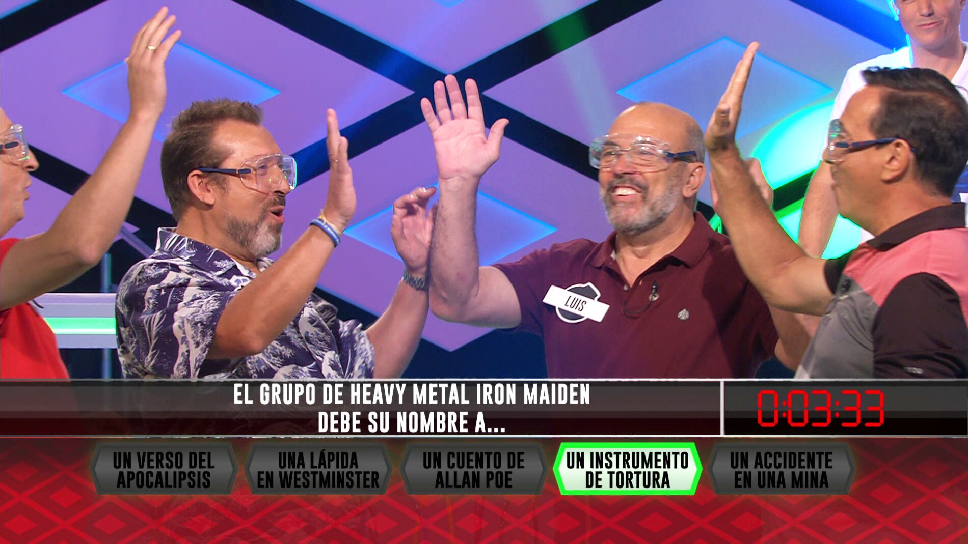 Intuici&oacute;n y buena suerte, las claves de 'Los cu&ntilde;aos' para conseguir el pleno en '&iexcl;Boom!'